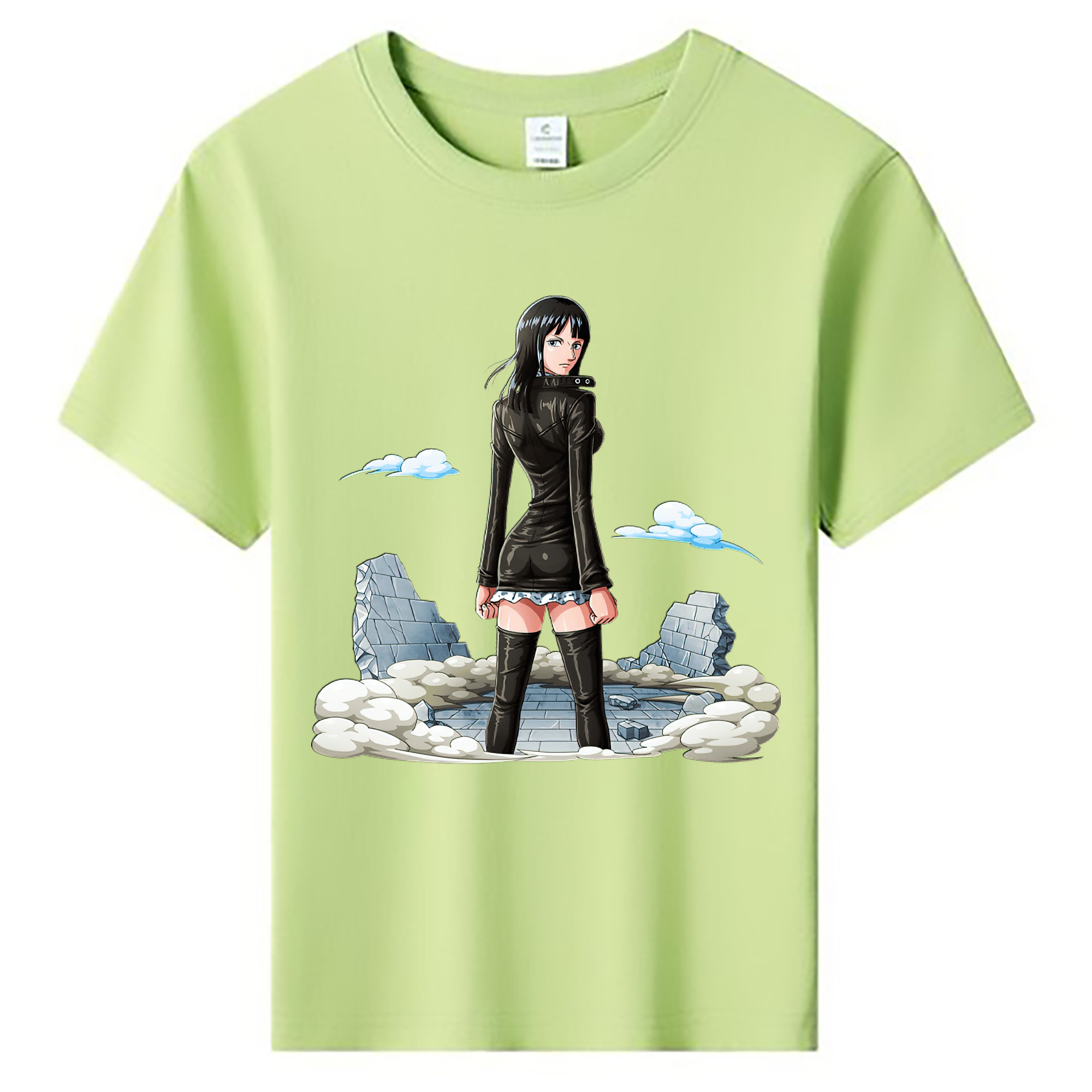 ワンピース ニコ・ロビン ONE PIECE Nico Robin 綿100％キッズTシャツ（フロントプリント）